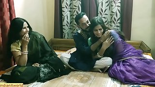 Amazing hot sex..Indian hot bhabhi swaping with Brother! Hindi hot distance mating